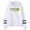 White, variant on Overcompensating Yates Orientation Hoodie Pocketless Parallel Bars Sleeve Men Women Hooded Sweatshirt