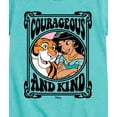 thumbnail image 3 of Disney Princess - Jasmine Rajah Courageous and Kind - Girls Fitted Short Sleeve T-Shirt, 3 of 5