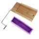 thumbnail image 5 of Molde de jabón, herramienta de corte de jabón multifuncional, cepilladora de jabón, púrpura para hacer bricolaje Jabón hecho a mano Resistencia al desgaste Pizza transpirable, ANGGREK Otros, 5 of 8
