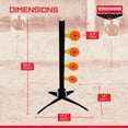 thumbnail image 3 of Birchwood Casey World of Targets 0.22 Rimfire Gun Dueling Tree Shooting Target, 3 of 6