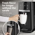 thumbnail image 3 of Hamilton Beach One Press Programmable Dispensing Drip Coffee Maker with 14 Cup Internal Brew Pot, Removable Water Reservoir, Black Next Gen (47601), 3 of 5