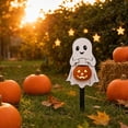 thumbnail image 5 of Halloween Themed Metal Courtyard Ground Stake Ornament,12in,Weatherproof Porch Yard Spooky Decor, Outdoor Festival Figurine Shipped for Garden Lawn Front Porch Layout, 5 of 8