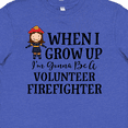 thumbnail image 4 of Inktastic Volunteer Firefighter Future Girls Youth T-Shirt, 4 of 5