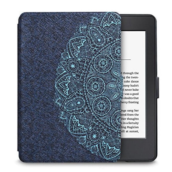 WALNEW Case for Kindle Paperwhite Prior to 2018(Model No.EY21 or DP75SDI) - PU Leather Case Smart Protective Cover Only Fits Old Generation Kindle Paperwhite Prior to 2018