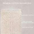 thumbnail image 4 of Beautiful Boho Rug with Tassels for Your Bathroom - Soft 2 x 3 ft. Cotton Rug Fits Perfectly Into Your Bath - Washable, Non-Slip Mat Ideal to Enhance Any Modern Home Decor, 24 x 36 inch, 4 of 10