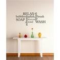 thumbnail image 1 of Do It Yourself Wall Decal Sticker Bubbles Relax Refresh Wash Bathroom Stylish Mural 20x30", 1 of 1