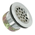 thumbnail image 1 of Valterra Waste Water Drain A01-2012VP For RV Showers; Fits 1-3/4 Inch Drain Hole and 1-1/2 Inch P-Traps; With 2-1/2 Inch Stainless Steel Flange, 1 of 2