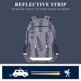 thumbnail image 5 of FORMRS Unisex School Backpack 17" Student Travel Bag with Laptop Compartment, Lavender Pattern, 5 of 7