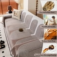 thumbnail image 6 of NAYOROOM Artistic Brown Sofa Cover，Couch Cover Protector Slipcover Sofa Towel Furniture Cover for Living Room（71"x 134" X-Large）, 6 of 16