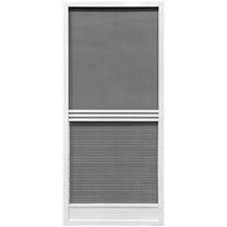 PRECISION SCREEN & SECURITY PROD 3480WH3068 Provincial Series Overall Dimensions White Door, 35-1/2"W X 79-3/4"H