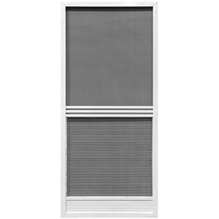 Precision Screen and Security Provincial Series Screen Door - Adjustable Steel Frame - White, 35-1/2"W x 79-3/4"H
