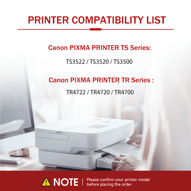 Lot De 4 Cartouches D'encre Noire Compatibles Canon CLI - Pour TS6200, TS8150, TS8300, TS9155