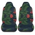 thumbnail image 2 of XMXT 2Pcs Car Seat Cover Decor Protector, Jungle Forest Fern Print Front Seat Covers for Cars SUVs, Universal Fit, 2 of 9