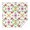 Pioneer Flower Floral-1, variant on Pioneer Flower Floral Print Pattern Square Tablecloth, Waterproof Wipeable Spillproof Washable Table Cover for Home Kitchen Party and Daily Decor 60"x60"