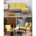 thumbnail image 6 of Yellow Couch Cushion Covers Stretch, Washable Sofa Seat Covers Individual Seat Cushion Sofa Slipcovers Country French Rustic Buffalo Plaid Modern Art Couch Cover Furniture Protector L-1PCS, 6 of 7