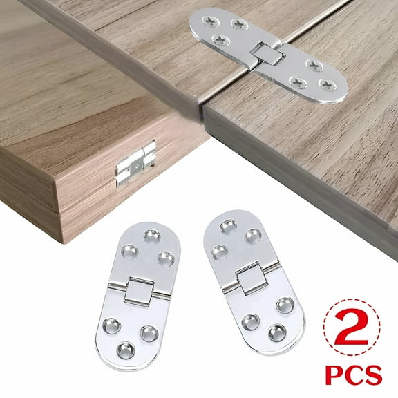 ZHZFKQ 2026 New 2 Pcs Folding Table Zinc Alloy Hinges for Flip Top Table Cabinet Door Furniture for Tables,Cabinets,Desks,Doors