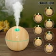 thumbnail image 6 of Ryhampaper Aroma Diffuser Wood Grain Essential Oil Humidifier Mist Maker Aromatherapy LED, Light Brown, 6 of 8