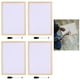 thumbnail image 1 of Pizarra blanca de borrado en seco de una sola cara, paquete de 4, marcador de oficina, borrador de 11,25", 1 of 2