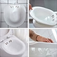 thumbnail image 2 of 1 Pce Bassin de Toilette en Plastique pour s'Asseoir et s'Asseoir, Bassin de Lavage pour Soins Post-Partum, 2 of 8