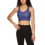 Reebok Women's Renew Longlined Printed Sports Bra with Removable Cups