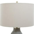 thumbnail image 4 of Maklaine Contemporary Ceramic and Steel Table Lamp in Neutral Gray/Taupe, 4 of 8