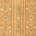 thumbnail image 1 of Ahgly Company Indoor Square Abstract Brown Modern Area Rugs, 5' Square, 1 of 4