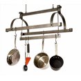 thumbnail image 2 of Enclume Design Products PR38 HS 3- Bar Ceiling Pot Rack with 12 Hooks, Hammered Steel, 2 of 4