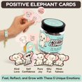 thumbnail image 3 of Tarro de tarjetas de afirmación diaria Stofinity White Elephant, 3 of 6
