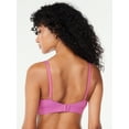 thumbnail image 4 of Joyspun Women's Unlined Soft Brushed Plunge Bralette, Sizes to 3XL, 4 of 7