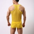 thumbnail image 4 of Penkiiy Top de malla para hombres Fishnet Tank Tops Muscle Rave sin mangas Ver a través de las camisas, 4 of 9