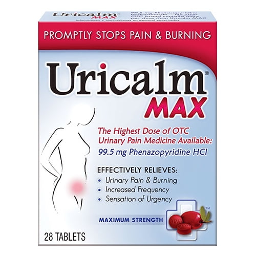 Uricalm Maximum Strength Urinary Pain Relief Tablets, 28 ea Walmart