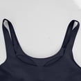 thumbnail image 7 of Trendy Queen Women's Tank Tops Double Lined Crop Sleeveless Going Out Camisole Women's Soft Stretch Tank Tops with Double Lined Construction Navy S, 7 of 7