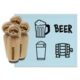 thumbnail image 1 of Fun Beer Stein Keg Glass Foam Rubber Stamp Set for Scrapbooking Crafting Stamping - Medium 1 Inch, 1 of 7