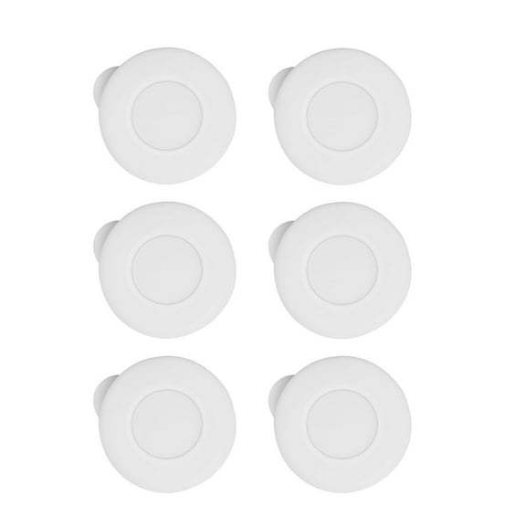 6PCS Silicone Milk Bottle Replacement Caps Bottle Sealing Lid for Leakproof