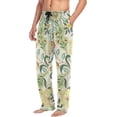 thumbnail image 5 of Light Flowers Ghost Pajama Pants, Men's Lounge Pants Light with Drawstring and Pockets, Christmas New Year Birthday Father's Day Gifts, Medium, 5 of 7