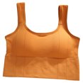 thumbnail image 1 of Sujetador de camiseta sujetador deportivo estilo camiseta sin mangas transpirable sin costuras suave cobertura completa para uso diario ANGGREK Otros, 1 of 8