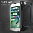 thumbnail image 2 of Ringke Max Case Compatible with iPhone 7 Plus, Advanced Dual Layer Heavy Duty Protection Cover - Silver, 2 of 8