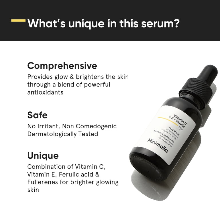 minimalist glutathione serum Minimalist - Vitamin C 10% Brightening Face Serum for Glowing Skin main image 1