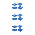 thumbnail image 3 of Transemion 2set Ergonomiques d'Angle de Travail du Bois Modèles de Routage pour des Résultats Précis Largement Utilisé Haute Dureté Bleu 3Set, 3 of 6
