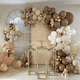 thumbnail image 5 of Guirnalda De Globos Arco Boda Cumpleaños Fiesta Decoración Cafe/Blanco, 5 of 5