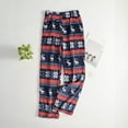 thumbnail image 4 of PFRNLF Womens Christmas Fuzzy Pajama Pants Soft PJ Bottoms with Pockets Cozy Fleece Lounge Sleepwear Pants, 4 of 5