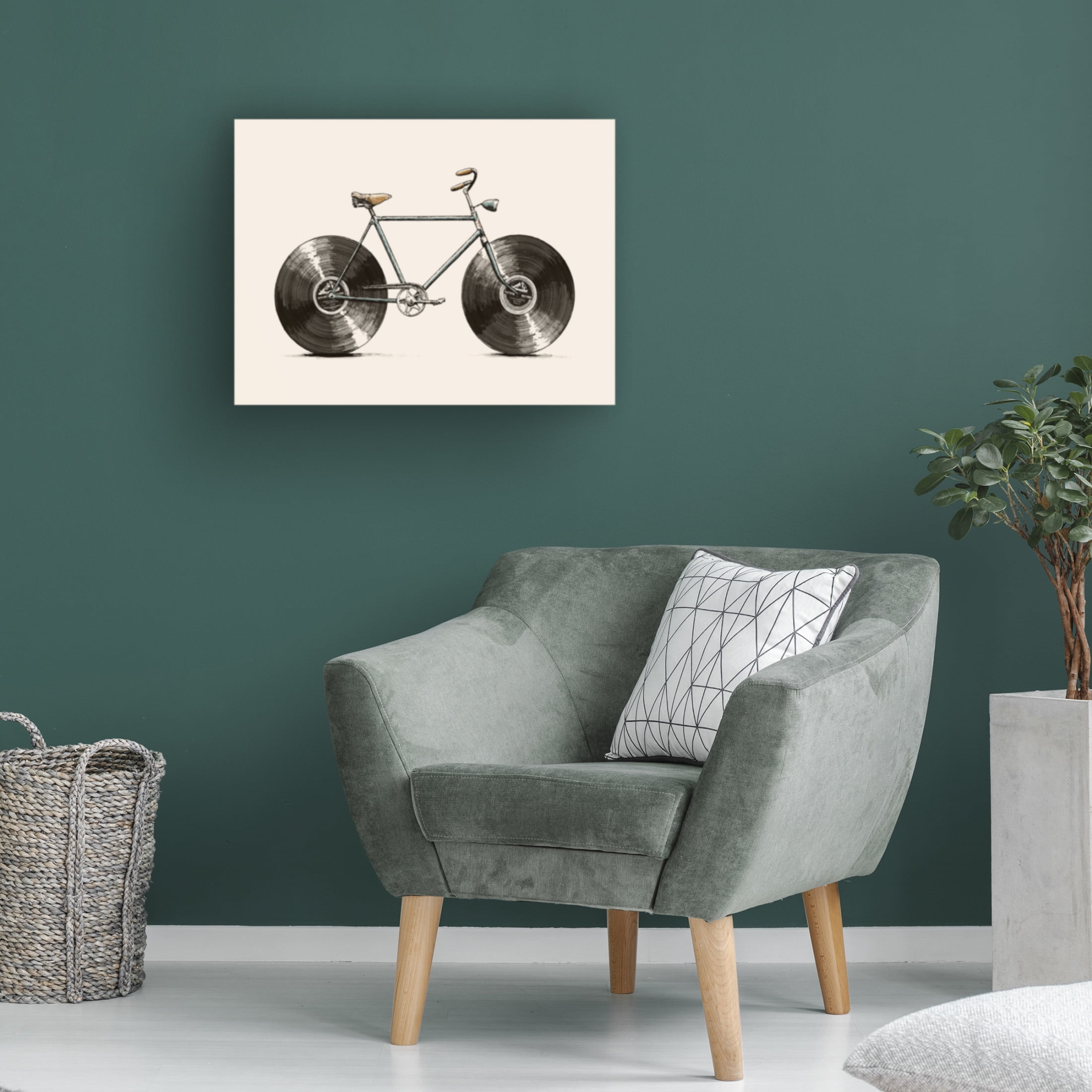 Trademark Fine Art Florent Bodart Velophone Canvas Wall Art