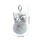 thumbnail image 3 of Llavero De Peluche Llavero con lazo, redondo, ideal para regalo navideño de niña (14 x 7 cm, gris). 1 unidad. Rkxzt, 3 of 8