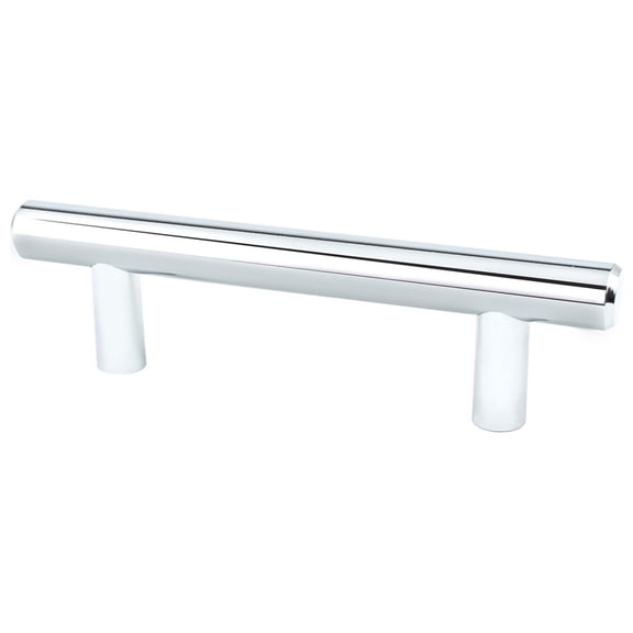Berenson 9548-2026-P 3 in. Transitional Advantage Two CC Polished Chrome T-Bar Pull