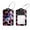 multicolored 5, variant on 2 Pcs Luggage Tags, Skull Purple Flowers Pattern Privacy Cover ID Label with Stainless Steel Loop and Address Card for Travel Bag Suitcase