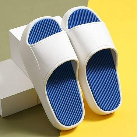 

Summer Womens Slippers Fashion Design Runway EVA Smelless Thick Sole Slides Pool Beach Flip Flops Male Ladies Indoor Bath Slides