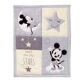thumbnail image 4 of Juego de ropa de cama para cuna Lambs & Ivy Mickey Mouse, 4 piezas, gris, 4 of 9