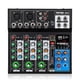 thumbnail image 4 of AF4 Mixing Console Analog Consoles Combined with Digital Sound Cards Bluetooth Usb Playback 4 Channel Audio Input US Plug, 4 of 5
