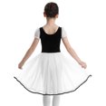 thumbnail image 2 of CHICTRY Kids Little Girls Ballet Gymnastics Dress Velvet Leotard Tutu Dress Black XL, 2 of 7
