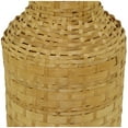 thumbnail image 4 of DecMode 22" Tall Woven Floor Brown Bamboo Vase, 4 of 7